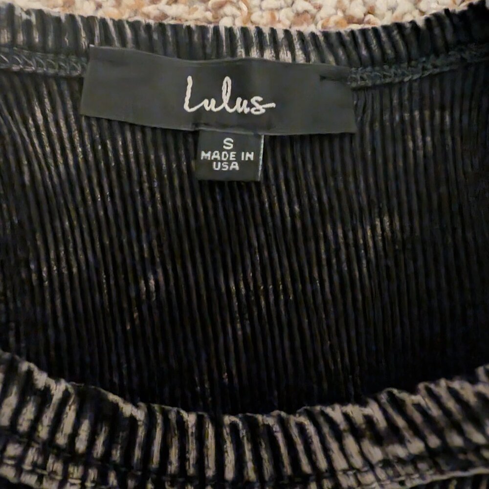 Lulu's Small Ribbed Dress (Charcoal)